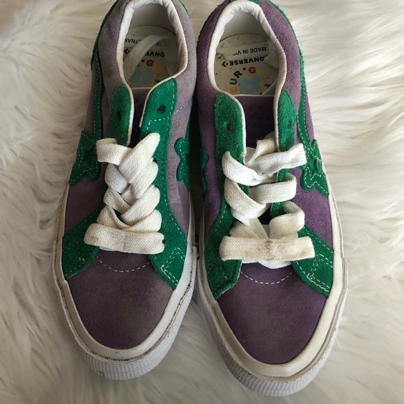converse golf le fleur purple green
